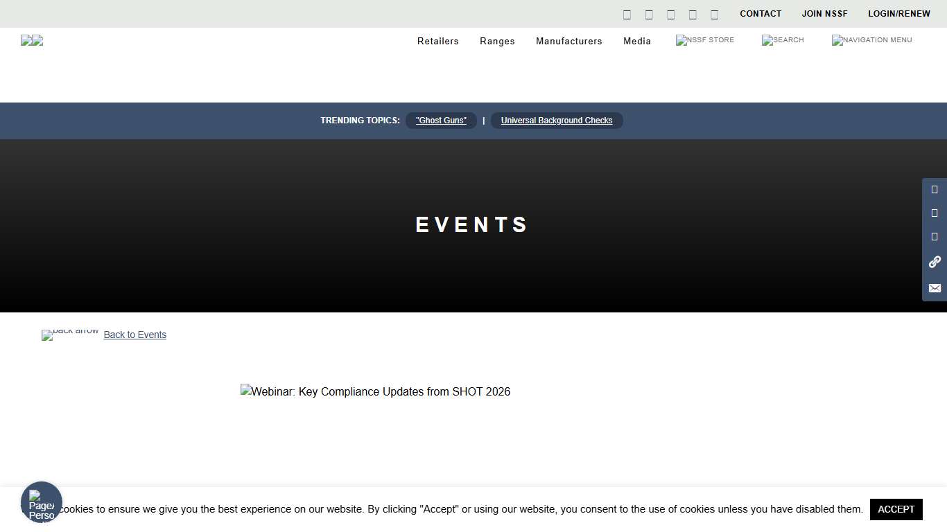 Webinar: Key Compliance Updates from SHOT 2026 • NSSF